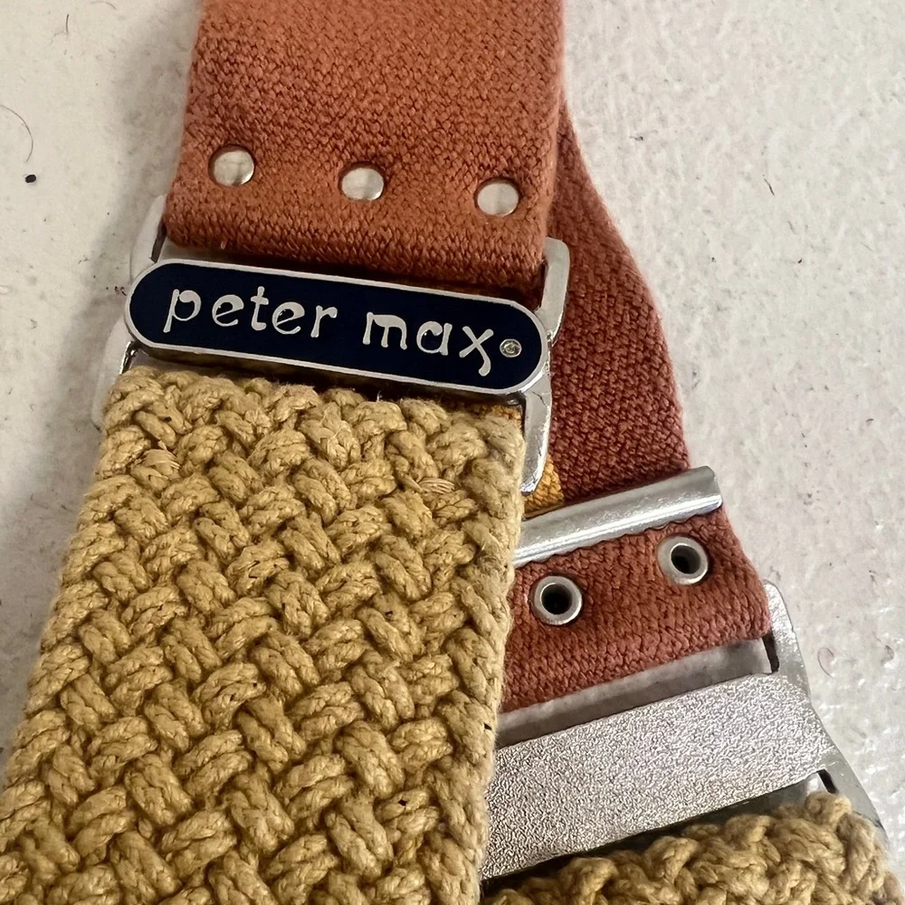 PETER MAX - Cosmic Buckle/ Belt & Circa 1969 Original‎ Vintage -Non Belt